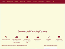 Tablet Screenshot of campingkennels.nl